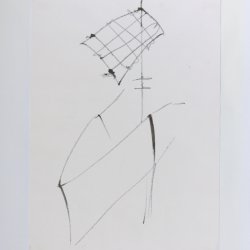 Unterwegs sein II, Zeichnung, 42x30cm, 2010